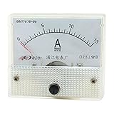 uxcell アンペアアナログ　電流パネルメータ　電流試験　電流計　アナログ電流計　モデルダイヤル　DC 0-15A 75mV