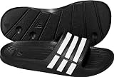 adidas Duramo Slide Sandal (Toddler/Little Kid/Big Kid),Black/White/Black,10 M US Toddler