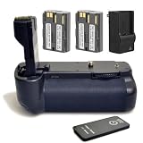 Opteka Battery Pack Grip / Vertical Shutter Release for Canon EOS 20D, 30D, 40D, & 50D Digital SLR Camera Includes IR Remote Shutter Release, 2 BP-511 Batteries (4000mAh Total) and 1 Hour 110/220v Ac/Dc Rapid Charger