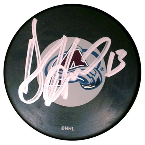 Dan Hinote Autographed Colorado Avalanche Puck