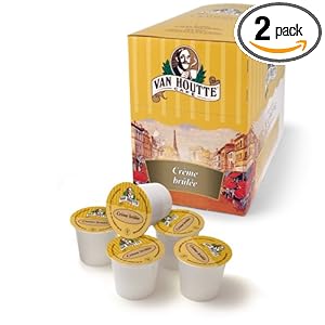 Van Houtte Creme Brulee Coffee 24-Count K-Cups for Keurig Brewers (Pack of 2)