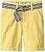 Nautica Boys' Classic Belted Flat Front Short