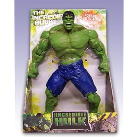 The Incredible Hulk Poseable Battle Action Figure 10in tall!