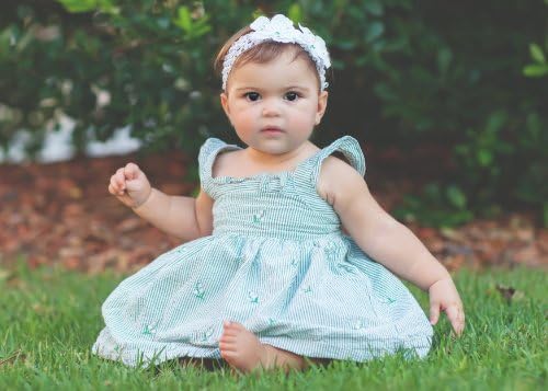 Cameron Rose Collection Keepsake Baby Headband, January