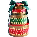 Holiday Drums Tower Christmas Gift Basket