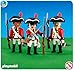 3 British Redcoat Soldiers
