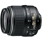 Nikon AF-S DX NIKKOR 18-55mm f/3.5-5.6G ED II Zoom Lens with Auto Focus for Nikon DSLR Cameras