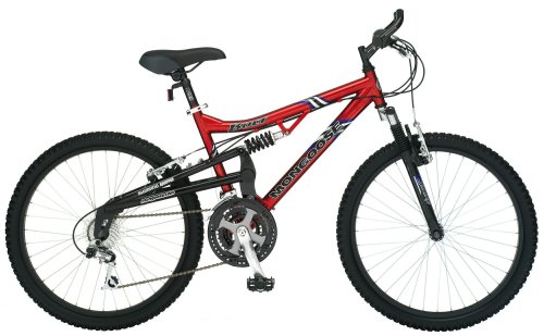 Mongoose Bolt 24-Inch Dual Suspension Mountain Bike