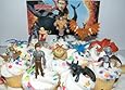How to Train Your Dragon Set of 12 Figure Cake Toppers / Cupcake Party Favor Decorations with 9 Dragons, Hiccup, Astrid and Some New Charcters!