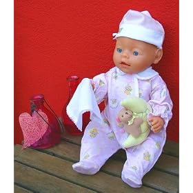 CHOU CHOU romper suit with blankie security blanket  and toy moon