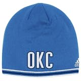 NBA Men's Authentic Team Knit Hat - Kf12Z, Oklahoma City Thunder, One Size , Oklahoma City Thunder , Air Force Blue