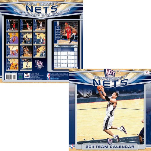 John F. Turner New Jersey Nets 2011 Wall Calendar