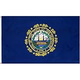 New Hampshire Flag Polyester 3 ft. x 5 ft.