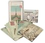 Cavallini Carte Postale Paris Theme Tin of 18 (All Different!) Assorted Vintage Look Postcards