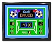 Game On Soccer Large Gloss Black Personalized Print