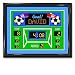 Game On Soccer Large Gloss Black Personalized Print
