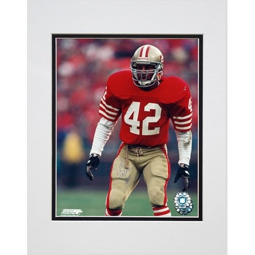 Photo File San Francisco 49ers Ronnie Lott Matted Photo