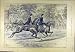 1894 LAST-CANTER END-SEASON HUNTING SPORT PRINT