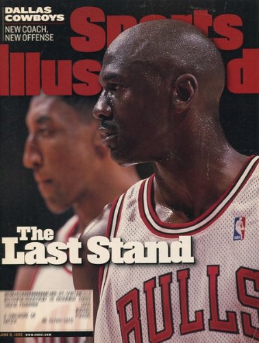 Michael Jordan Unsigned Sports Illustrated June 8, 1998 Chicago Bulls Basketball Cover Magazine