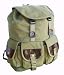 Military Inspired Backpack Canvas Day Pack Olive Green