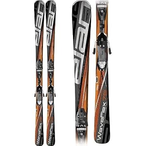 Elan Waveflex 78 Skis with EL 11.0 Fusion Bindings 2011 160cm by