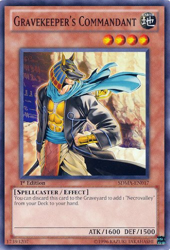 YuGiOh 5Ds Marik Structure Deck Single Card Gravekeepers Commandant SDMA-EN017 Common YuGiOh 5Ds Marik Structure Deck Single Card Gravekeepers Commandant SDMA-EN017 Common