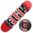 Flip (CPX4006) Team HKD Series 7.5-Inch Full Size Complete Skateboard (Red)