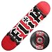Flip (CPX4006) Team HKD Series 7.5-Inch Full Size Complete Skateboard (Red)