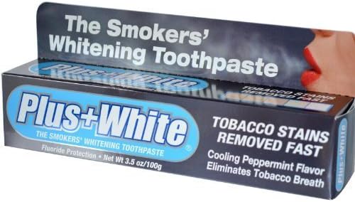 PLUS+WHITE SMOKERS T/P PPRMNT Size: 3.5 OZ by CCA INDUSTRIES