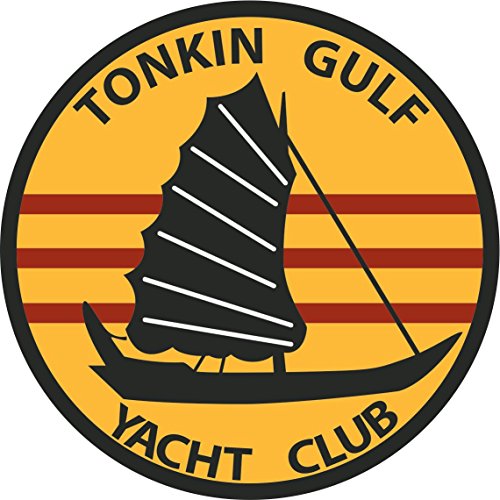 Tonkin Gulf Yacht Club Patch 5.5 Inch Decal