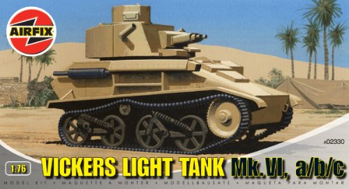 Airfix A02330 1:76 Scale Vickers Light Tank Military Vehicles Classic Kit Series 2