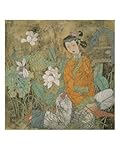 IMAGE OF The Flower Season Stretched Canvas Poster Print by Tony Xu, 9x12