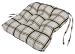 Logan Large Scale Plaid Cushioned Chair Pad, Green