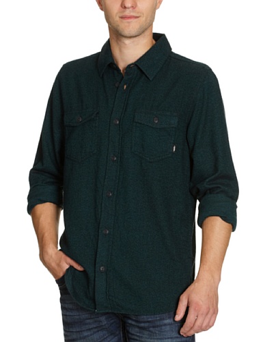 VANS Herren Hemd STEADFAST, black/sea green, XL Preisvergleich
