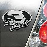 Dale Earnhardt Chrome Driver Logo Auto Emblem