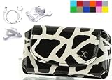 6-in-1 package with ipod touch 2g carry case + ipod touch 2nd gen 16gb 32gb car charger + wall charger + USB Data Cable + Screen Protector Kit + Cloth (BlackWhite Zebra)