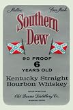 Art Poster, Southern Dew Kentucky Straight Bourbon Whiskey - 20x30