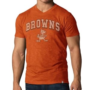 NFL Cleveland Browns Men's JV Scrum Tee, Small, Carrot