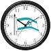 Flag of Israel No.2, Star of David or Mogen David Judaica Jewish Theme Wall Clock by WatchBuddy Timepieces (Black Frame)