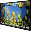 VuEasy 80" X 45" 16:9 Framed Wall Screen - Dove Gray High-Contrast Fabric - 92" Diagonal