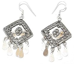 Earring for Girls in Sterling Silver 2.5 inches (ers202)