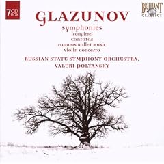 Glazunov: Symphonies/Ballet Suites/Cantatas/Violin Concerto