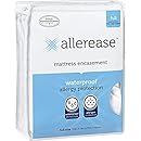 AllerEase Waterproof Allergy Protection Zippered Mattress Protector, Twin