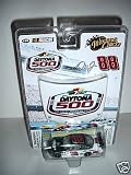 2009 Dale Earnhardt Jr #88 AMP Energy Green White Chevy Impala SS 1/64 Scale Car & 51st Running of Daytona 500 Commemorative Magnet 1/24 Scale Hood Winners Circle