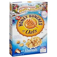 Honey Bunches of Oats with Almonds Cereal, 14.5-Ounce Boxes (Pack of 4)
