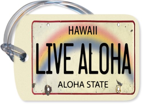 Live Aloha - Vintage Hawaiian Luggage Tag