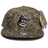 MLB BALTIMORE ORIOLES FLAT BILL HAT CAP 7 3/4 FITTED
