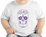 Sugar skull オーガニックベビーTシャツ 12 - 18 Months
