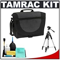 Tamrac 3537 Express 7 Digital SLR Camera Bag (Black) + Tripod + Accessory Kit for Canon Rebel T3, T3i, T1i, T2i, EOS 60D, 50D, 5D, 7D, Nikon D3000, D3100, D5000, D7000, D300s, Olympus Evolt E-5, E-30, E-620 and Sony Alpha A560, A580, A33, A55