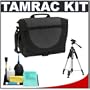 Tamrac 3537 Express 7 Digital SLR Camera Bag (Black) + Tripod + Accessory Kit for Canon Rebel T3, T3i, T1i, T2i, EOS 60D, 5D, 7D, Nikon D3000, D3100, D5000, D5100, D7000, D300s, Olympus Evolt E-5, E-30, E-620 & Sony Alpha A560, A580, A33, A35, A55